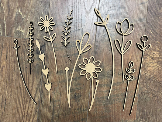 11 Wood Flower DIY