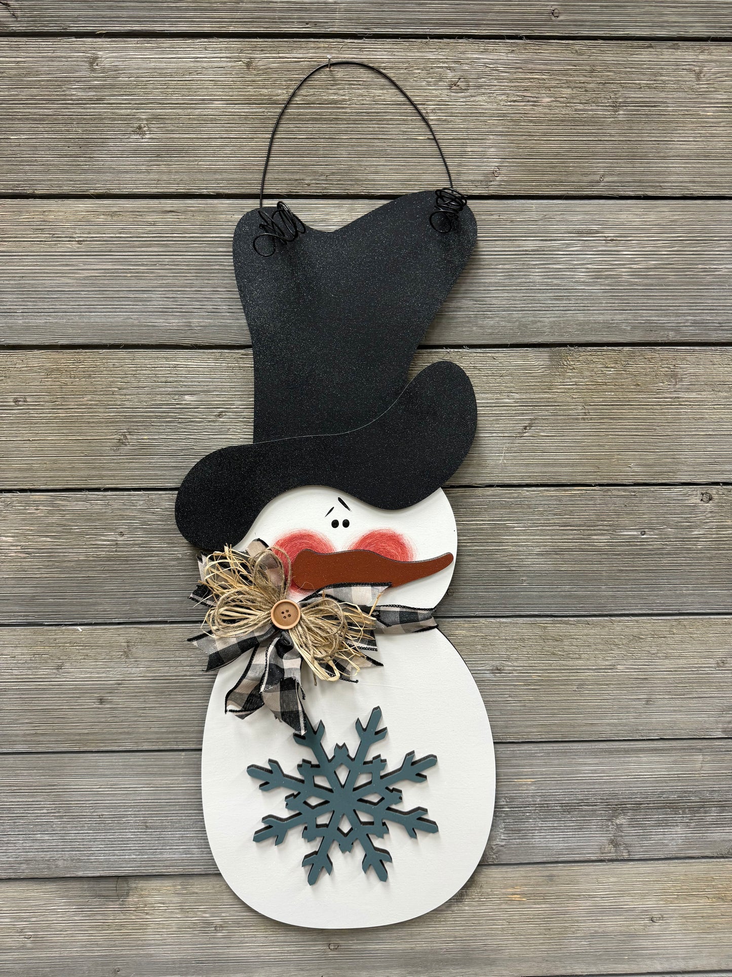 Winter Door Decor