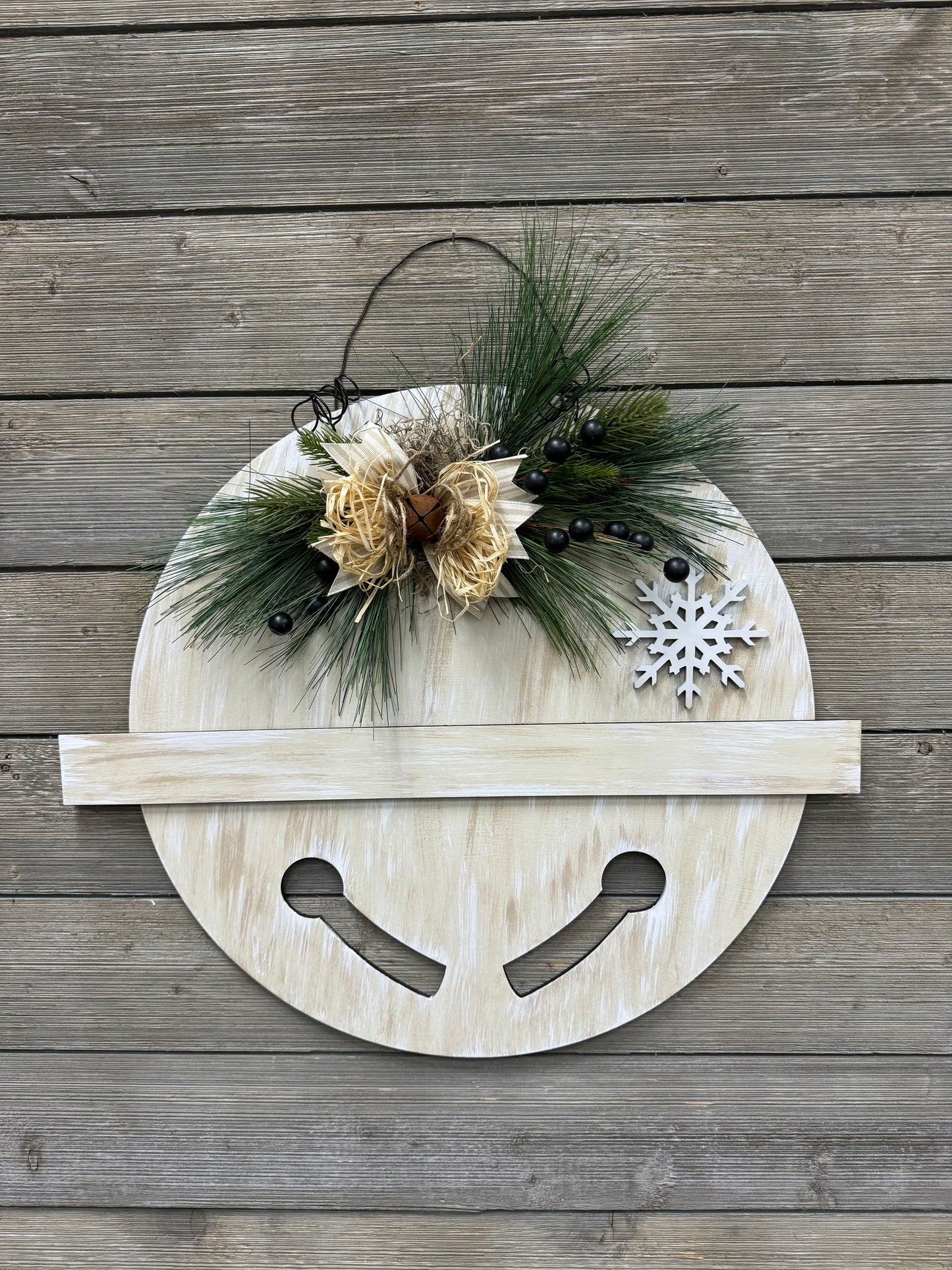 Winter Door Decor